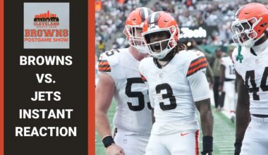 CLEVELAND BROWNS VS. NEW YORK JETS INSTANT REACTION