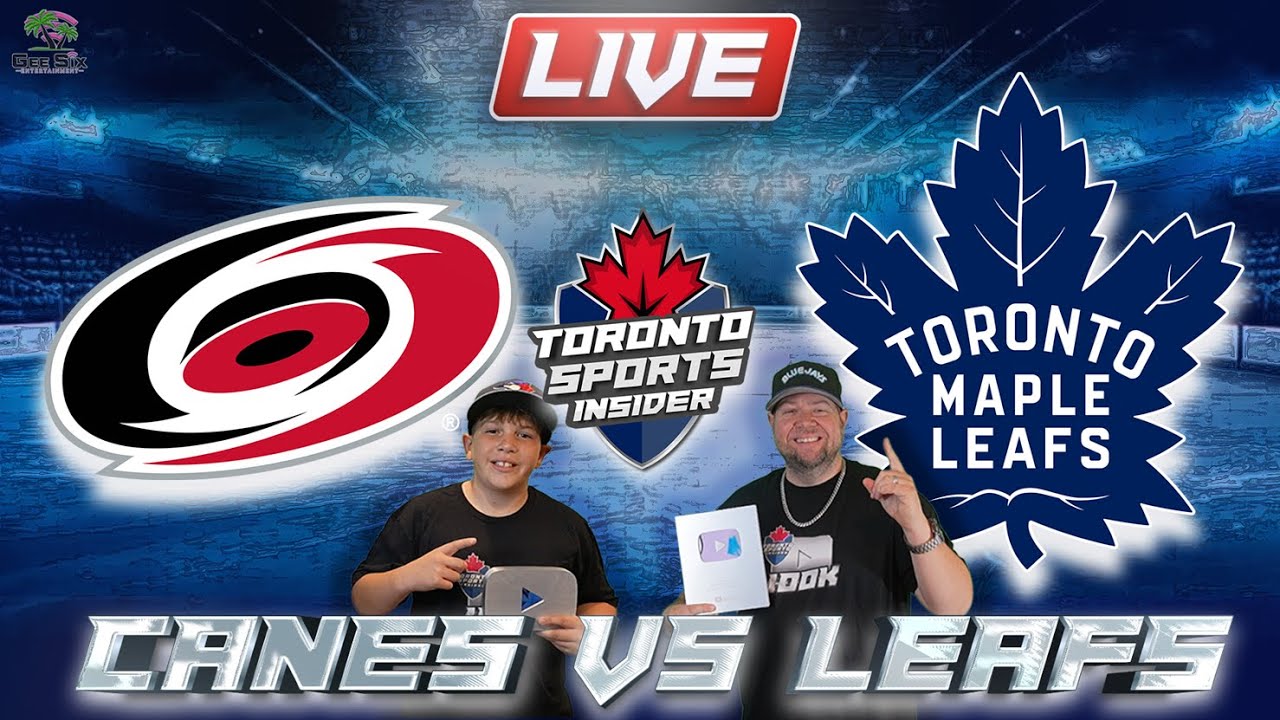 🔴 LIVE Carolina Hurricanes vs Toronto Maple Leafs | NHL LIVE Stream Reaction & Play By Play
