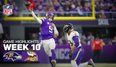 Baltimore Ravens vs Minnesota Vikings Game Highlights | 2025 NFL Season Week 10