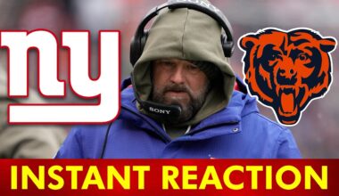 NY GIANTS ARE A DUMPSTER FIRE! FIRE EVERYONE! | Giants vs. Bears Instant Reaction