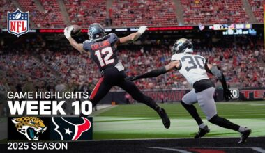 Jacksonville Jaguars vs. Houston Texans Game Highlights | NFL 2025 Season Week 10