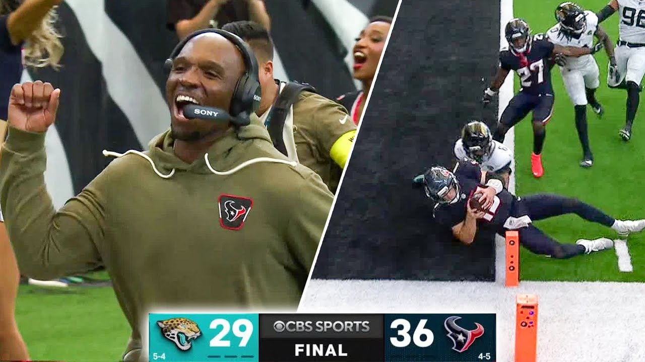 UNREAL ENDING to Jaguars vs Texans | Week 10