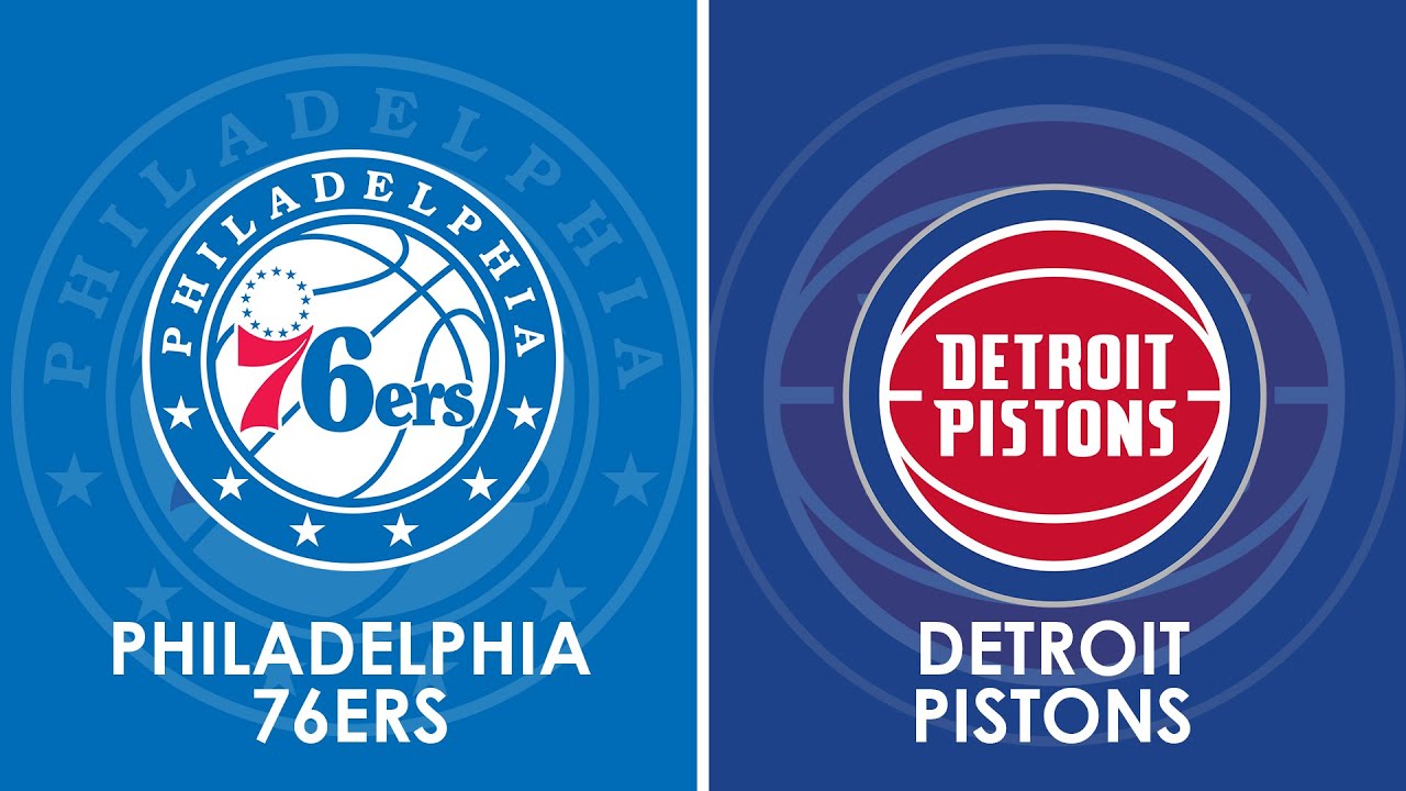 Philadelphia 76ers vs Detroit Pistons NBA Live Scoreboard