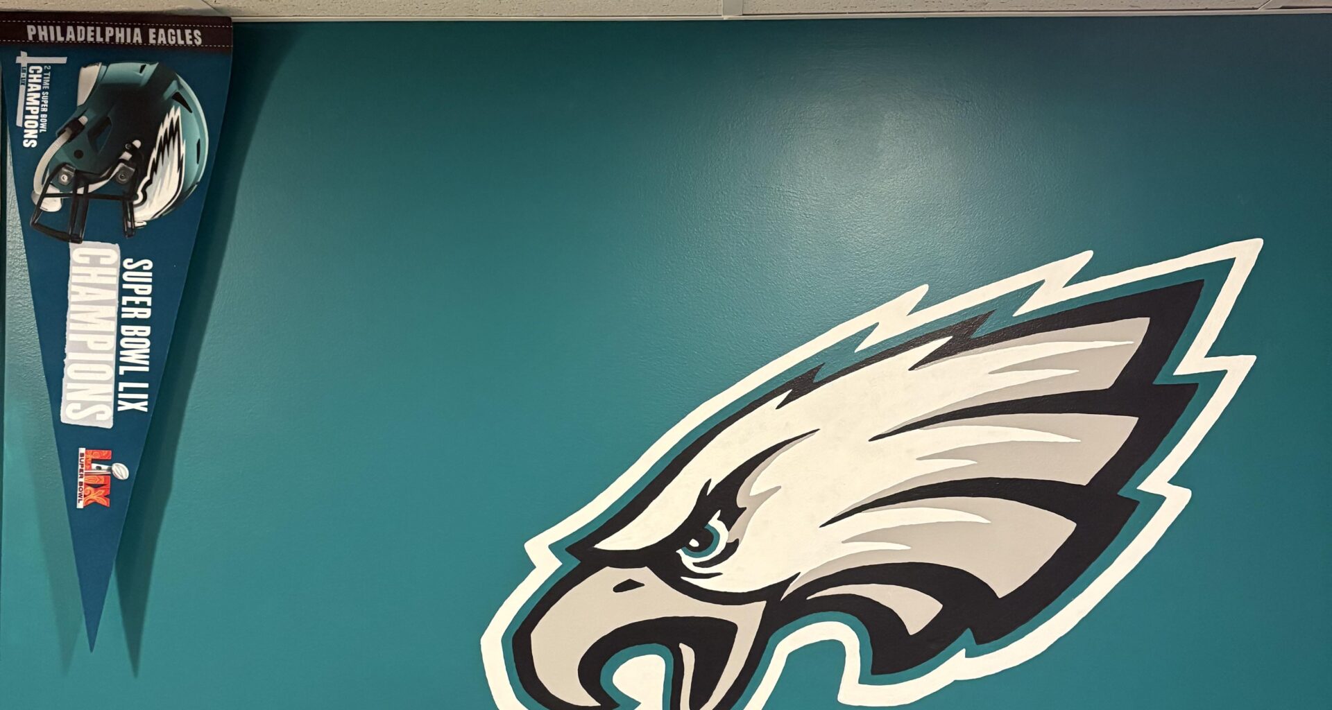 Man cave is ready for Monday