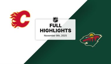 NHL Highlights | Flames vs. Wild | November 09, 2025