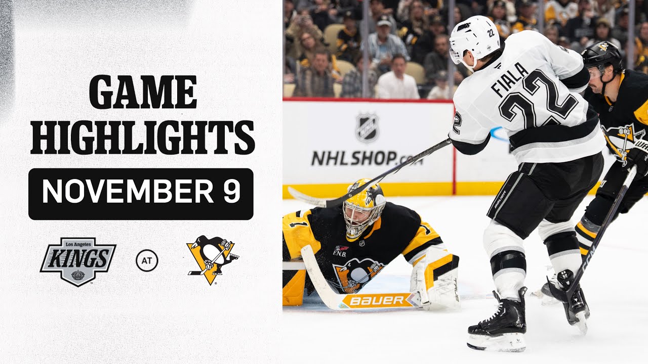 HIGHLIGHTS: LA Kings at Pittsburgh Penguins | 11.09.25 NHL Game Highlights