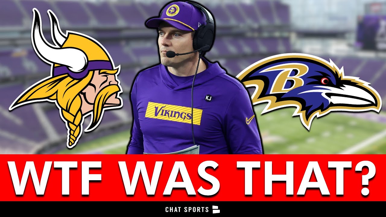 🚨WTF WAS THAT?! Vikings-Ravens INSTANT REACTION!