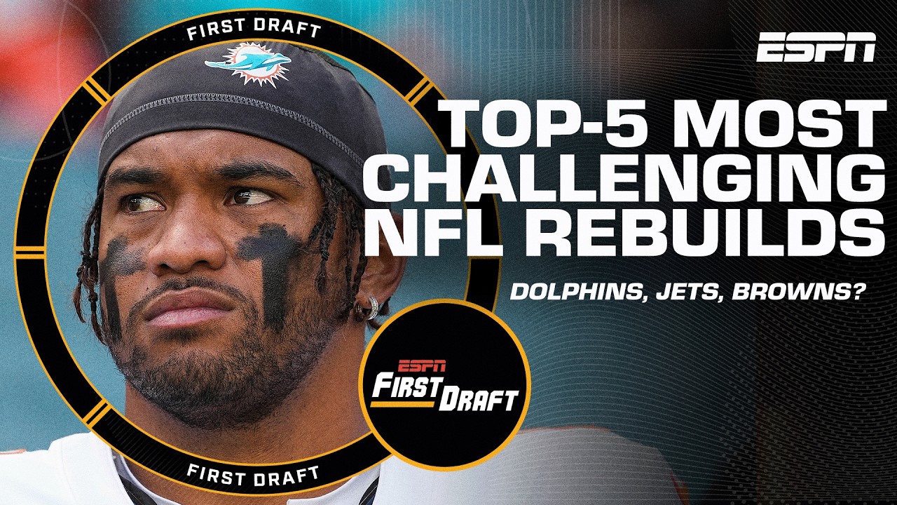 Mel Kiper's MOST DIFFICULT NFL Rebuilds! w/Field Yates| First Draft🏈