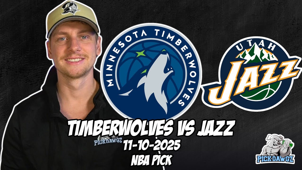 Minnesota Timberwolves vs Utah Jazz 11/10/25 NBA Free Picks & Prediction | NBA Betting Tips