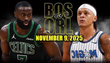 Boston Celtics vs Orlando Magic Full Game Highlights - November 9, 2025 | NBA Season
