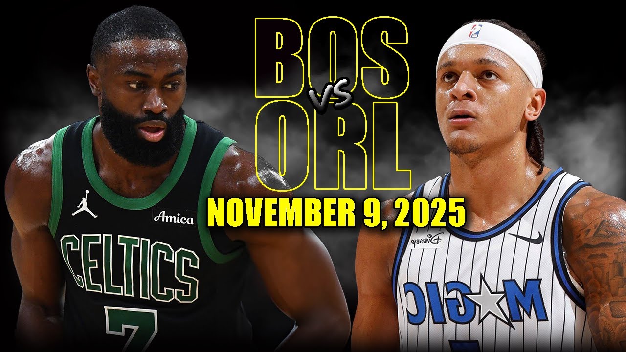 Boston Celtics vs Orlando Magic Full Game Highlights - November 9, 2025 | NBA Season