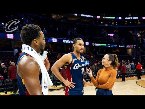 Cavs vs Bulls | Donovan Mitchell & Jaylon Tyson with Serena Winters | 11.8.2025