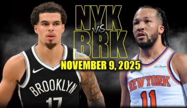New York Knicks vs Brooklyn Nets Full Game Highlights - November 9, 2025 | NBA Season