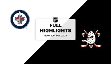 NHL Highlights | Jets vs. Ducks | November 09, 2025