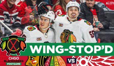 BLACKHAWKS POSTGAME: Connor Bedard Scores AGAIN, Hawks Clip Wings 5-1 | CHGO Blackhawks Podcast