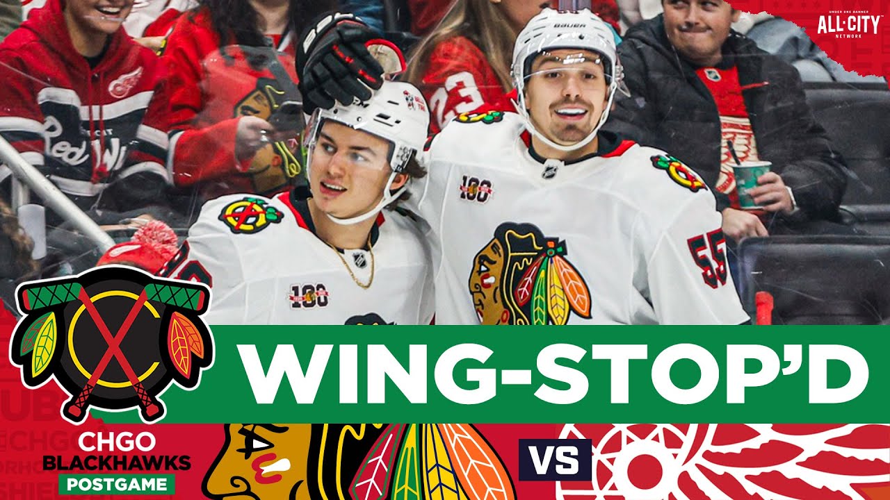 BLACKHAWKS POSTGAME: Connor Bedard Scores AGAIN, Hawks Clip Wings 5-1 | CHGO Blackhawks Podcast