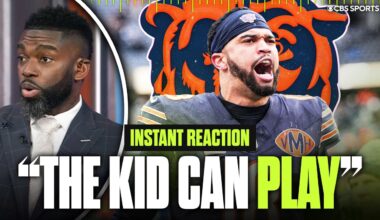 Caleb Williams leads 4th quarter comeback as Bears STUN Giants | Jaxson Dart exits with concussion