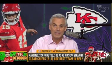 THE HERD | Colin Cowherd PRAISES Kansas City Chiefs Despite BAD GAME Vs Washington | NFL