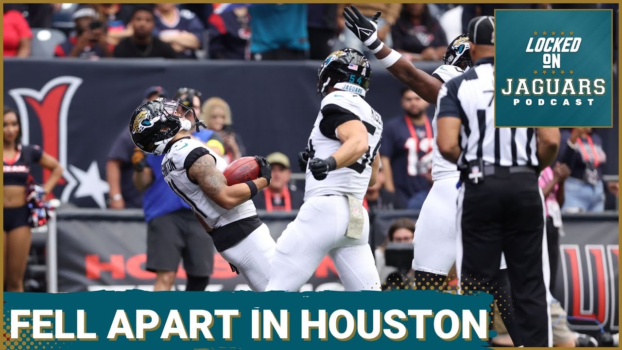 POSTGAME SHOW: MELTDOWN: Jacksonville Jaguars CRUMBLE in Houston |  Fall 36-29