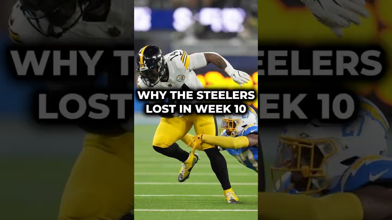 Why The Pittsburgh Steelers Lost On Sunday Night Football In Week 10 #nfl #steelers #shorts