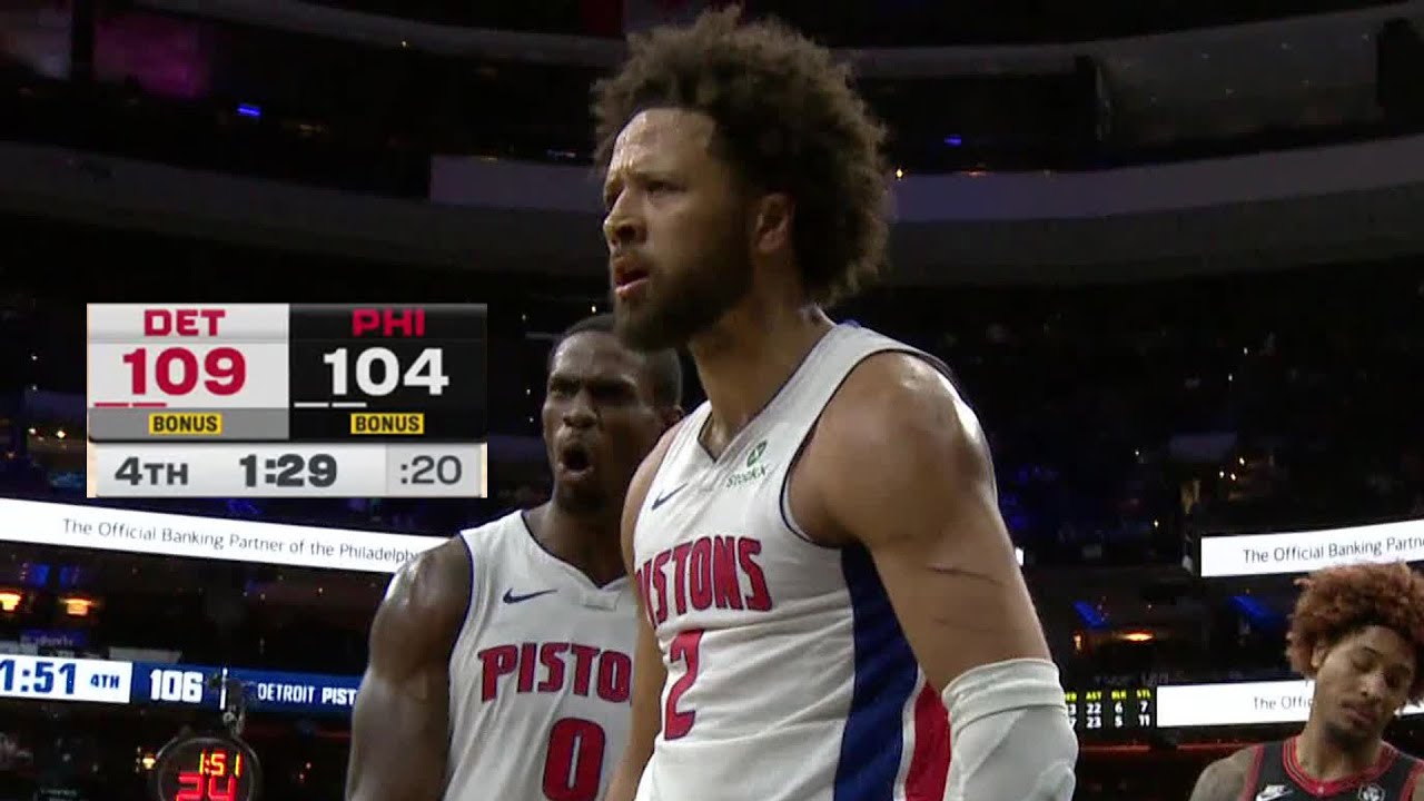 Final 4:37 WILD ENDING 76ers vs Pistons | November 9, 2025