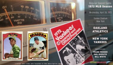 1972-Apr-26 - OAK/NYY - Oakland Athletics vs New York Yankees - Classic Baseball Radio Broadcast