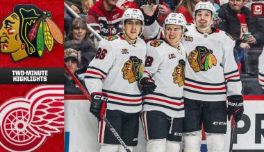HAWKS KEEP ROLLING: Detroit Red Wings vs. Chicago Blackhawks (11/9/25) | Game Highlights