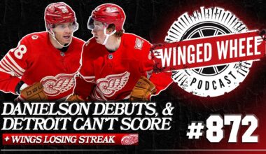 DANIELSON DEBUTS & DETROIT'S SCORING DROUGHT -  - Winged Wheel Podcast - Nov. 9th, 2025
