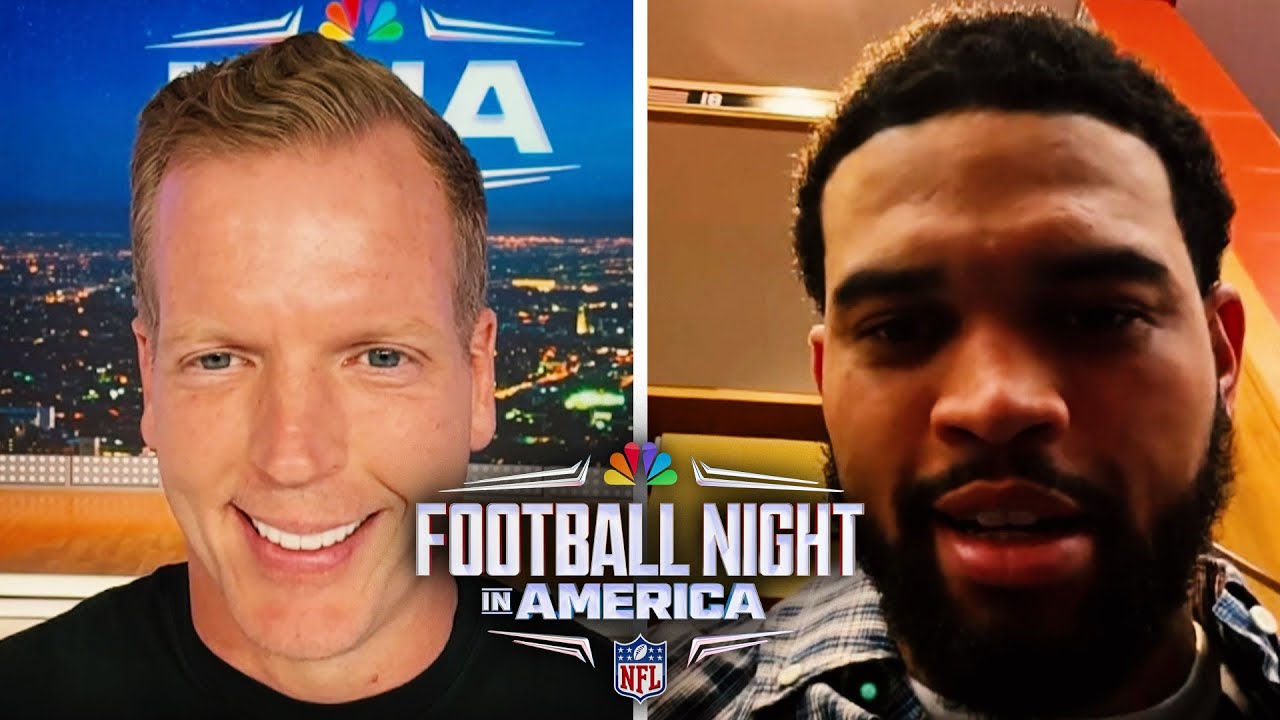 Caleb Williams explains Bears' 'nut up or shut up' drives vs. Giants on Facetime | FNIA | NFL on NBC