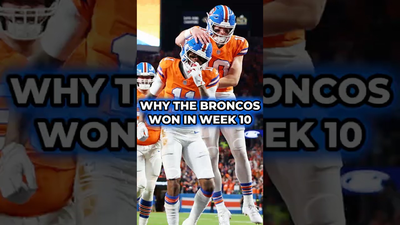 Why The Broncos Won 10-7 In Week 10 vs. The Raiders #nfl #broncos #shorts
