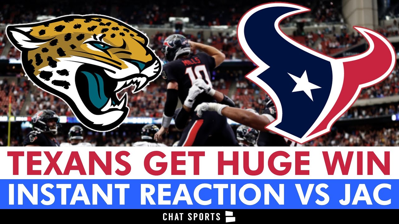 Texans CRAZY WIN Over The Jaguars | NFL Week 10 Reaction + Davis Mills Generational Performance