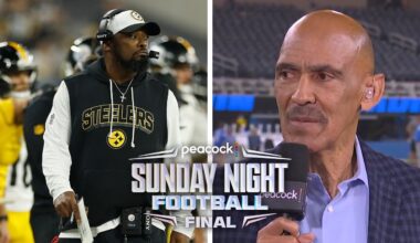 Mike Tomlin ‘a little hot’ at the podium after Steelers SNF loss to Chargers | PSNFF | NFL on NBC