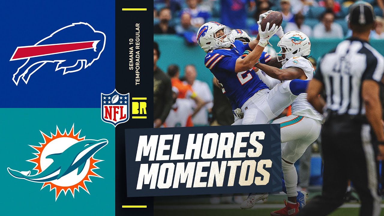 SEMANA 10 | Buffalo Bills vs Miami Dolphins | Melhores Momentos | NFL 2025