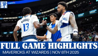 Mavericks Highlights at Washington Wizards | November 8, 2025