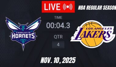 NBA LIVE! Los Angeles Lakers vs Charlotte Hornets | November 10, 2025 Lakers vs Hornets Live 2K26