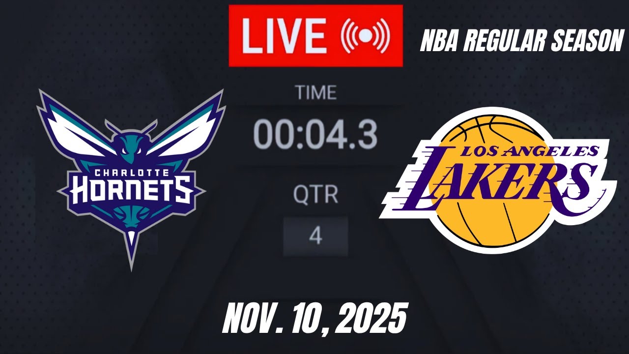 NBA LIVE! Los Angeles Lakers vs Charlotte Hornets | November 10, 2025 Lakers vs Hornets Live 2K26