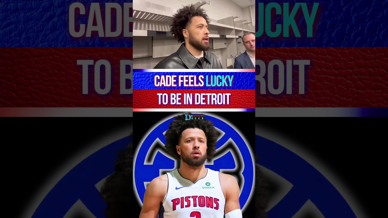 Cade Cunningham Feels LUCKY To Be With The PISTONS!