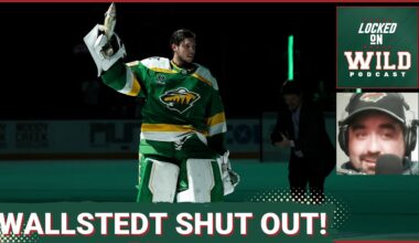 SHUTOUT: Jesper Wallstedt Records Second Career SHUTOUT | Are Last Year's STRUGGLES Behind Him?