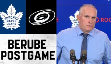 Craig Berube| Post Game vs. Carolina Hurricanes | November 09, 2025