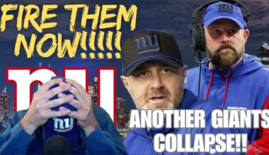 ANGRY Giants Fan Reaction! New York Giants SUCK!! FIRE EVERYONE!!! ANOTHER BLOWN LEAD!! RANT!!