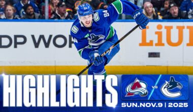 Game in 10 | Canucks vs. Avalanche (Nov 9, 2025)