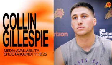 Collin Gillespie Shootaround Media Availability | Phoenix Suns