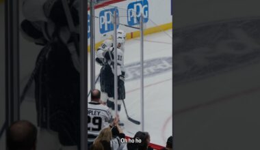Nothing better than mic’d up Captain content 🖤 #lakings #hockey