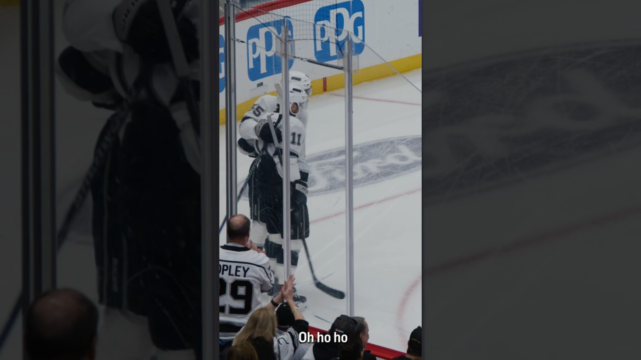 Nothing better than mic’d up Captain content 🖤 #lakings #hockey