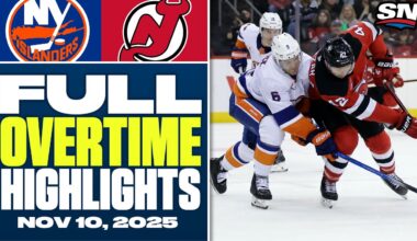 New York Islanders at New Jersey Devils | FULL Overtime Highlights - November 10, 2025