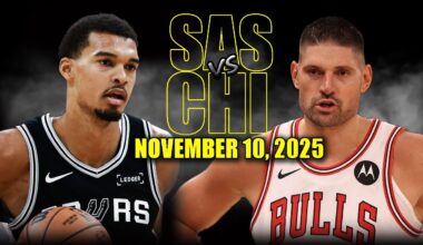 San Antonio Spurs vs Chicago Bulls Full Game Highlights - November 10, 2025 | NBA Season