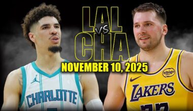 Los Angeles Lakers vs Charlotte Hornets Full Game Highlights - November 10, 2025 | NBA Season