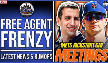 Mets Free Agent FRENZY | MLB GM Meetings Day 1 | Mets News & Rumors