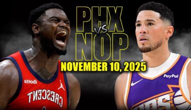 Phoenix Suns vs New Orleans Pelicans Full Game Highlights - November 10, 2025 | NBA Season