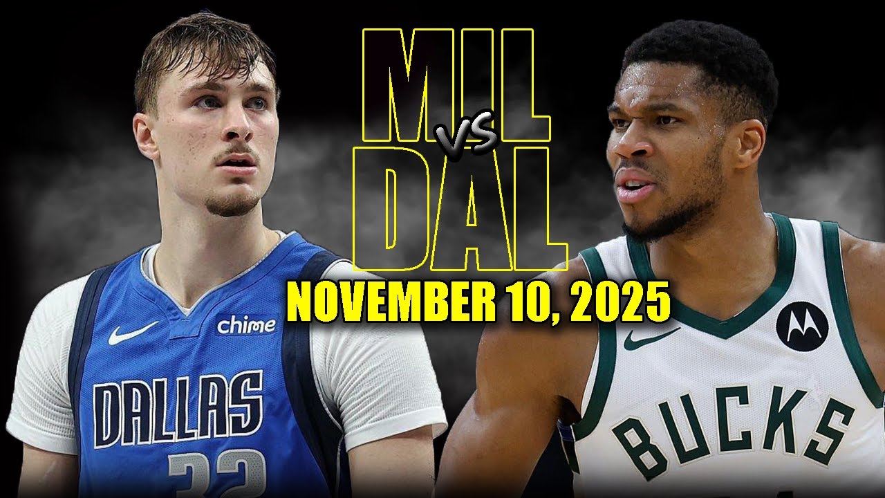 Milwaukee Bucks vs Dallas Mavericks Full Game Highlights - November 10, 2025 | NBA Season